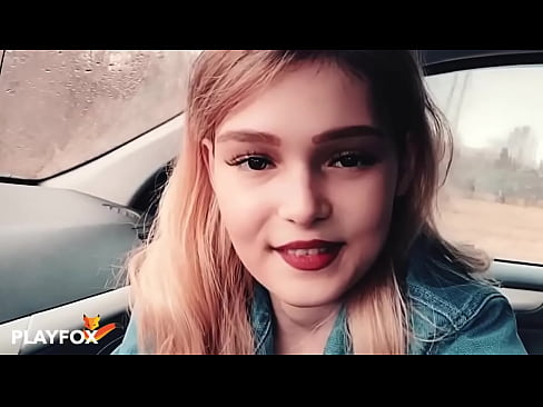 ❤️ Sexy babe cikin farin ciki yana tsotse katin rangwame ❤️ Batsa ️❤